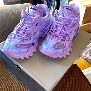 Balenciaga Track 2 Open Sneakers-purple size 39